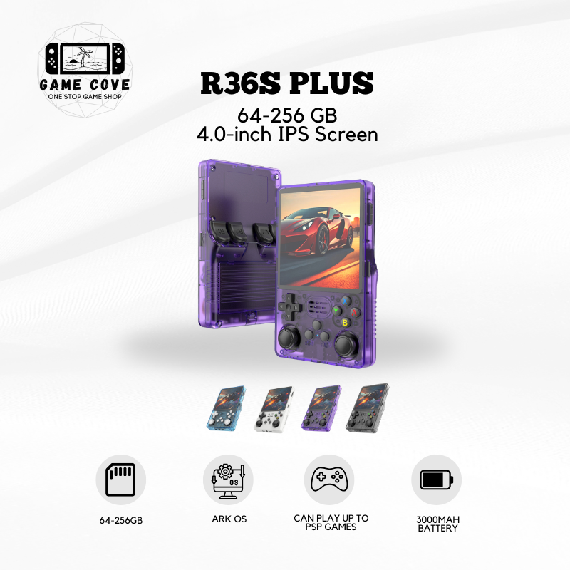 GameCove R36S Plus 4.0-Inch Retro Handheld Game Console