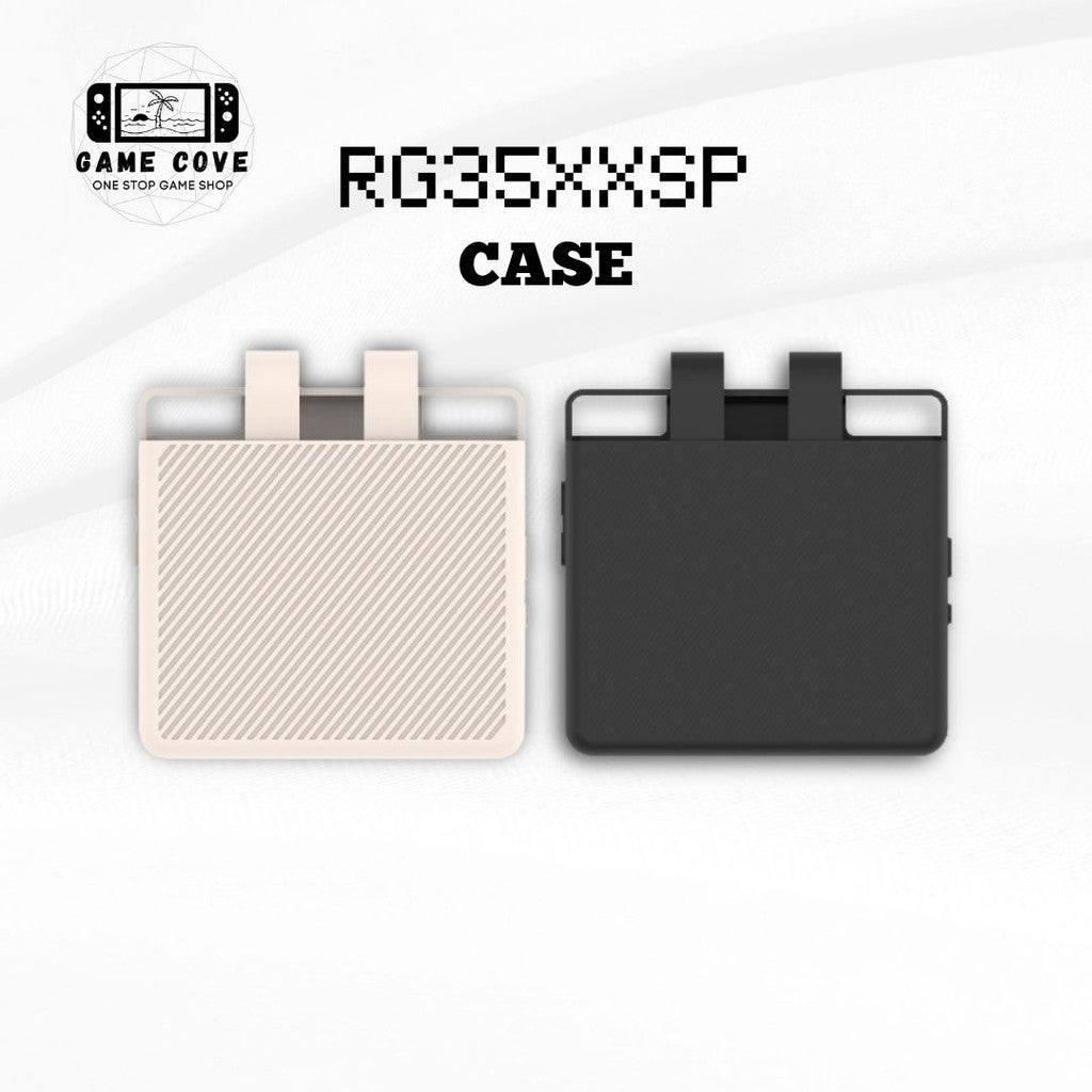 Custodia Protettiva in Silicone per ANBERNIC RG35XX, Custodia Protettiva per Console di Gioco, Manica Protettiva in Tinta Unita Resistente alle Cadute con Cordino (Bianco Custodia Protettiva in Silicone per ANBERNIC RG35XX, Custodia Protettiva per Console di Gioco, Manica Protettiva in Tinta Unita Resistente alle Cadute con Cordino (Bianco