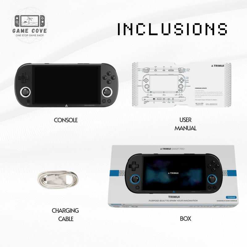 GameCove Trimui Smart Pro 4.96-Inch Retro Handheld Game Console