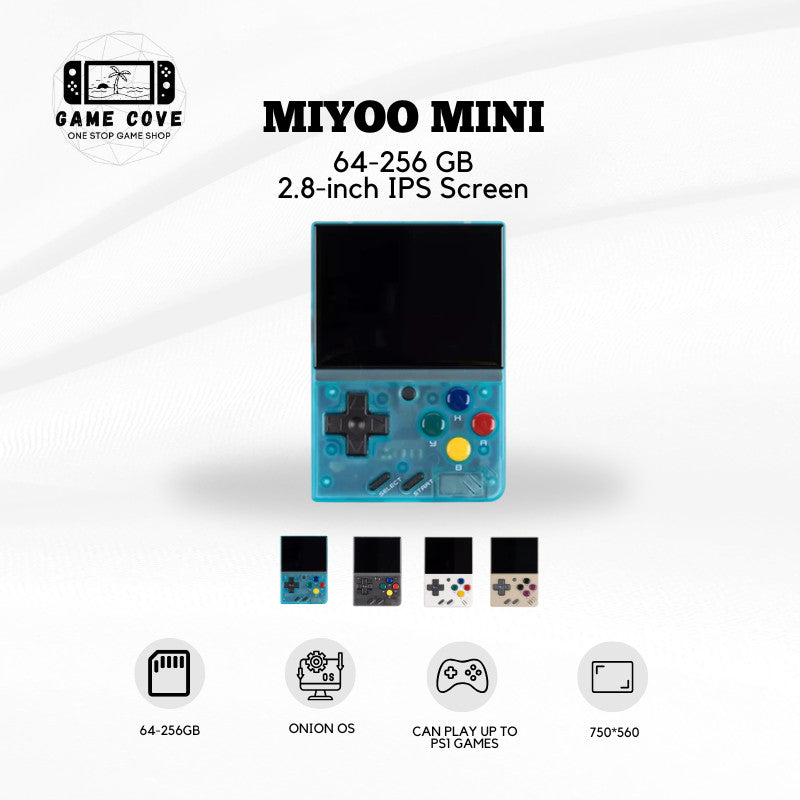 GameCove Miyoo Mini 2.8-Inch Retro Handheld Game Console
