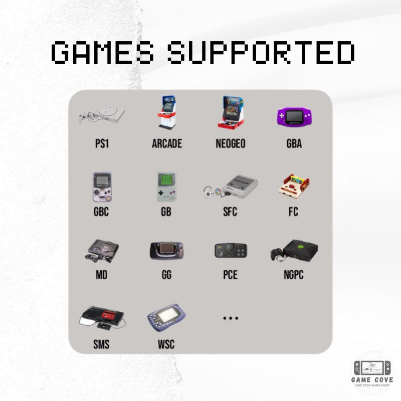 GameCove Miyoo A30 Retro Handheld Video Game Console Linux System 2.8 Inch IPS Screen