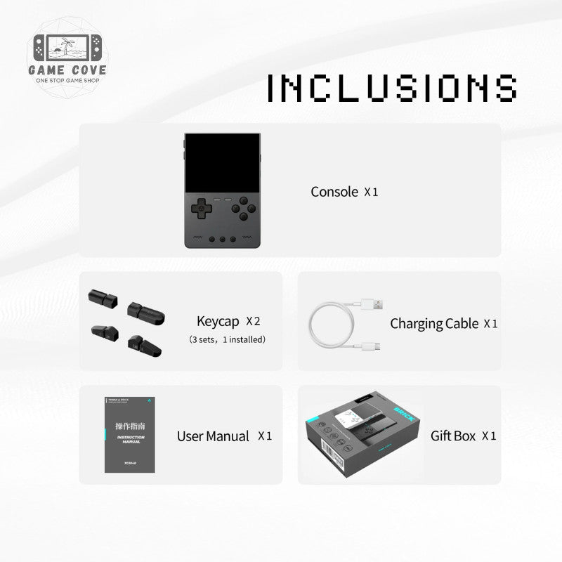 GameCove Trimui Brick Hammer 3.2-inch Retro Handheld Game Console