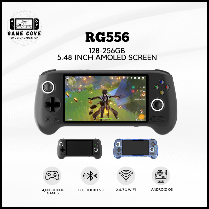 ANBERNIC RG556 Android Gaming Handheld Console 5.48″ AMOLED Screen