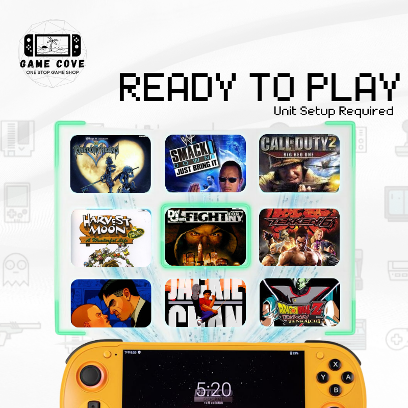 ES-DE Ready Gaming microSD Card for Retroid Pocket Handhelds (RP3+, RP Mini V2, RP4, RP Flip 2, RP5, RP6)