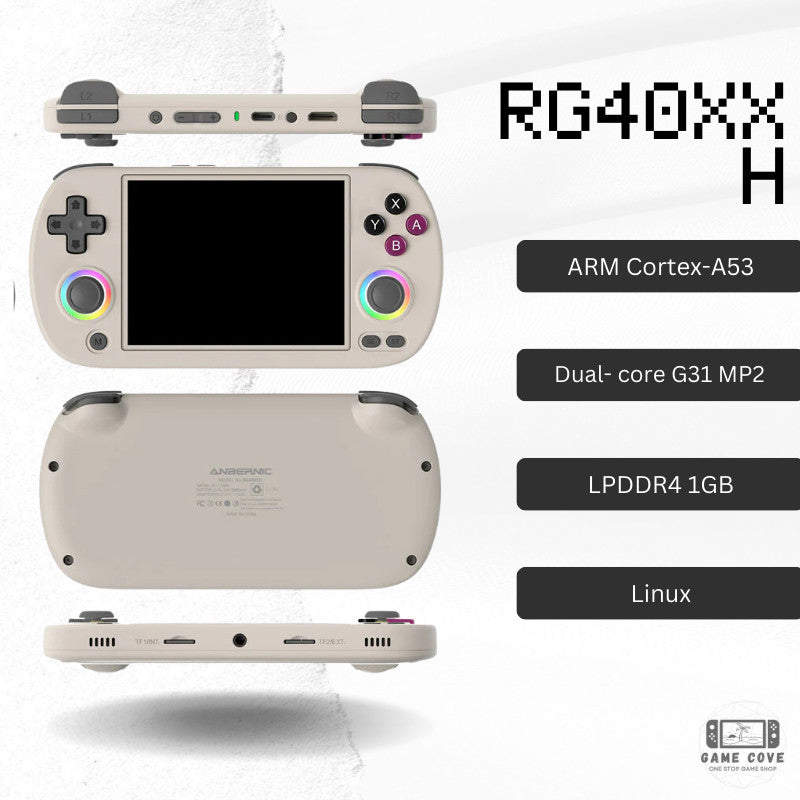 ANBERNIC RG40XX H 4-Inch IPS Linux Retro Gaming Handheld Console