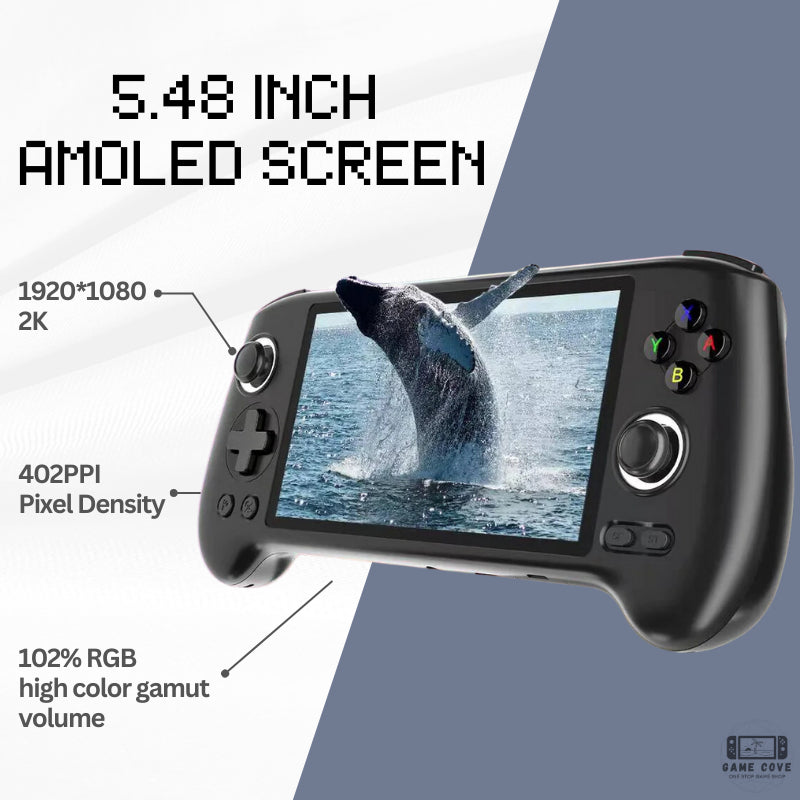 ANBERNIC RG556 Android Gaming Handheld Console 5.48″ AMOLED Screen