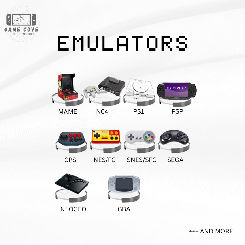 GameCove Trimui Brick 3.2-inch Retro Handheld Game Console Crossmix OS