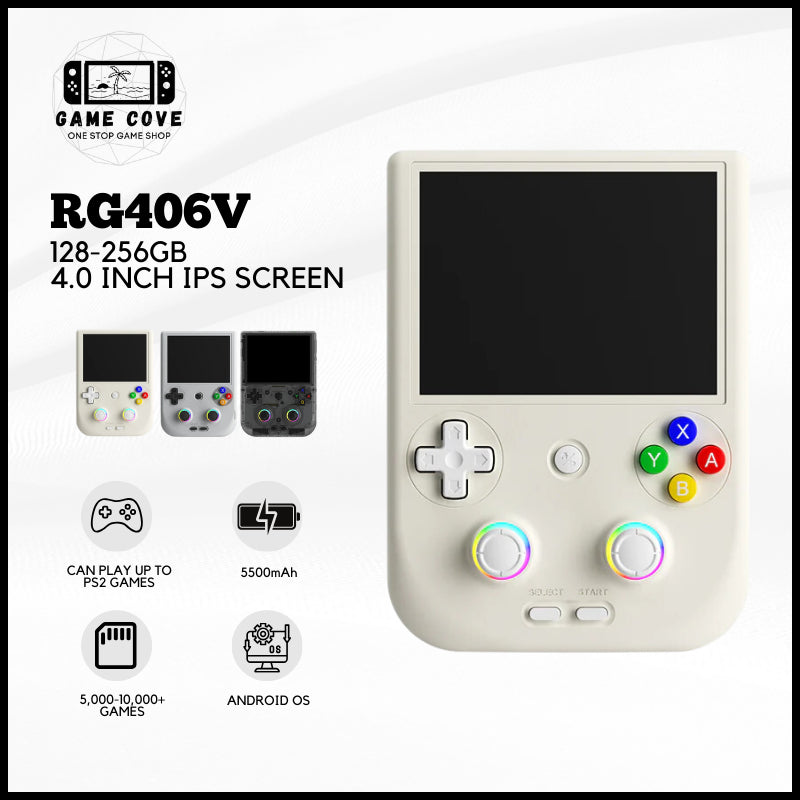 ANBERNIC RG406V Android Retro Gaming Handheld Console 4″ IPS Touch Screen