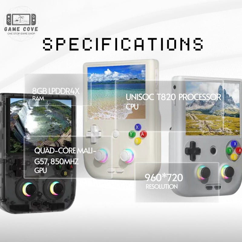 ANBERNIC RG406V Android Retro Gaming Handheld Console 4″ IPS Touch Screen