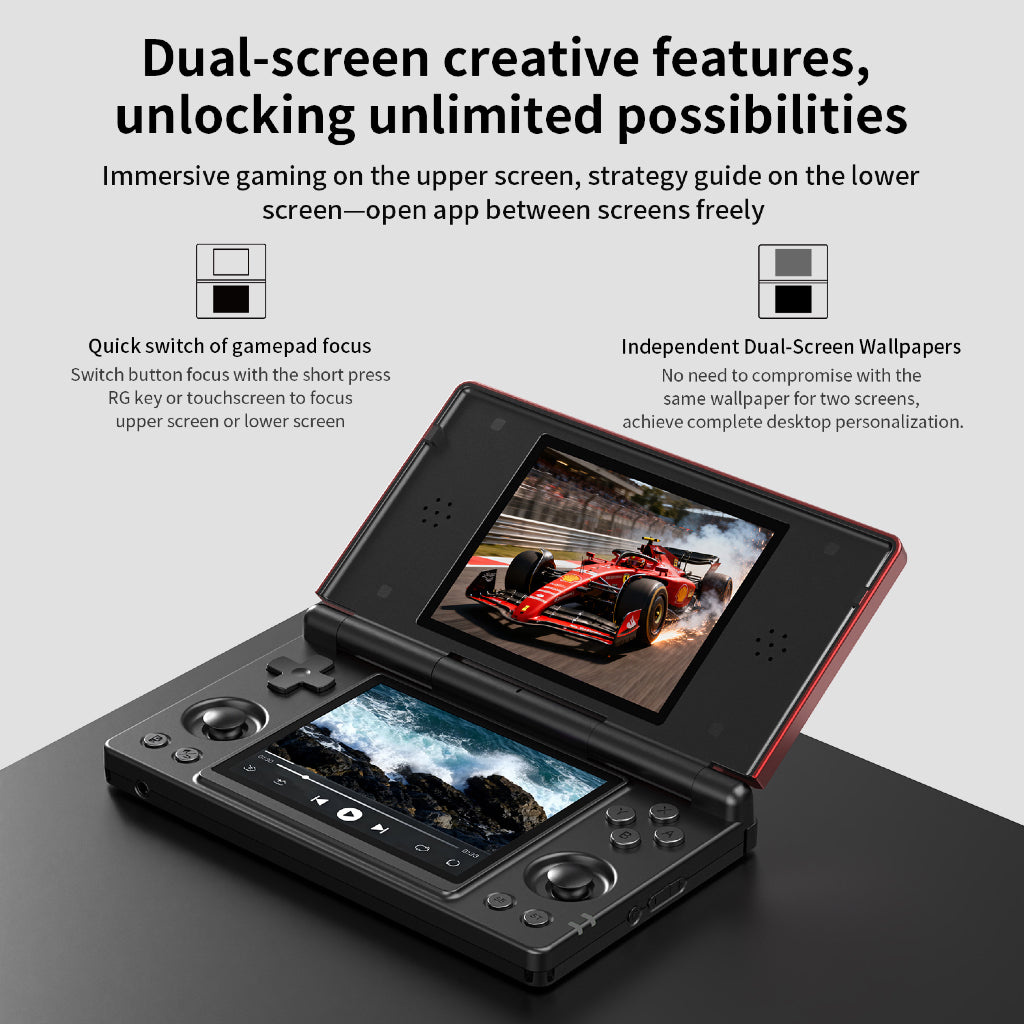 ANBERNIC RG DS Dual 4″ IPS Android Gaming Handheld