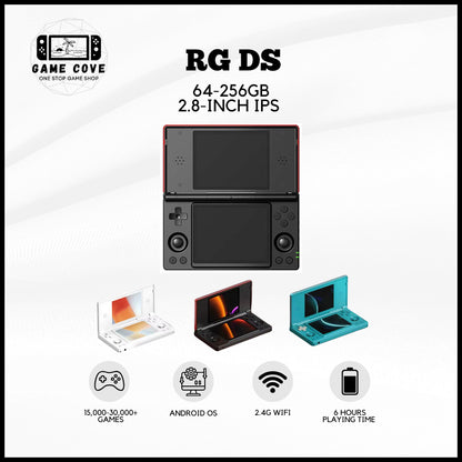 ANBERNIC RG DS Dual-Screen Game Console 4-inch IPS Android 14 RK3568 Quad-core 64-bit | GameCove PH