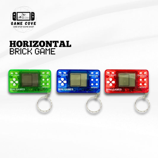 Mini Classic Horizontal Brick Game Handheld Console Retro Gaming Handheld Key Chain | GameCove PH