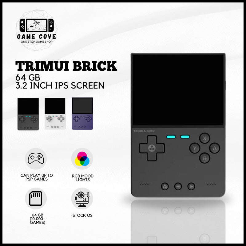 GameCove Trimui Brick 3.2-inch Retro Handheld Game Console