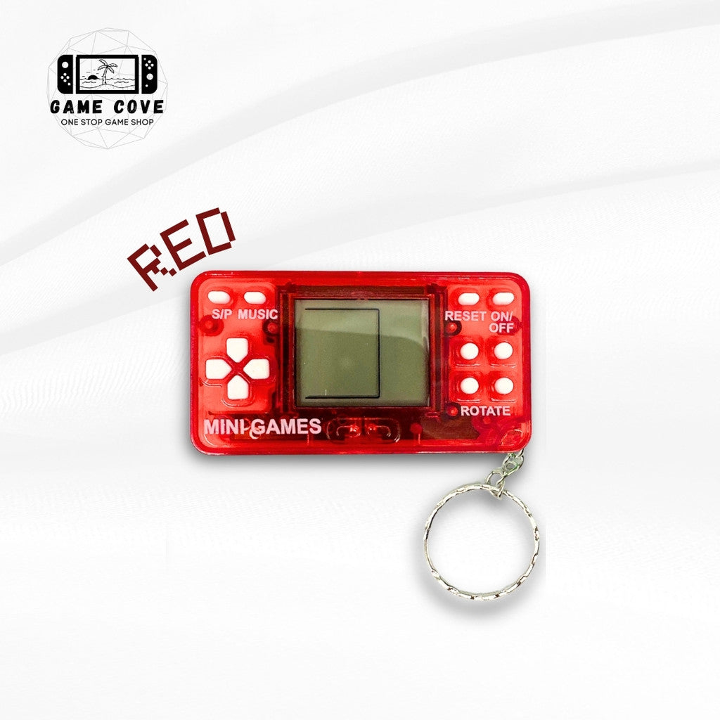Mini Classic Horizontal Brick Game Handheld Console Keychain