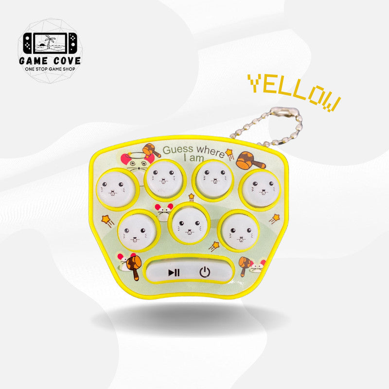 Whac-A-Mole Mini Handheld Key Chain Retro Game Console