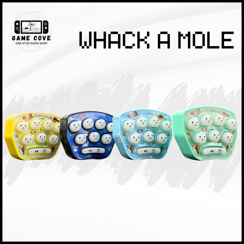 Whac-A-Mole Mini Handheld Key Chain Retro Game Console