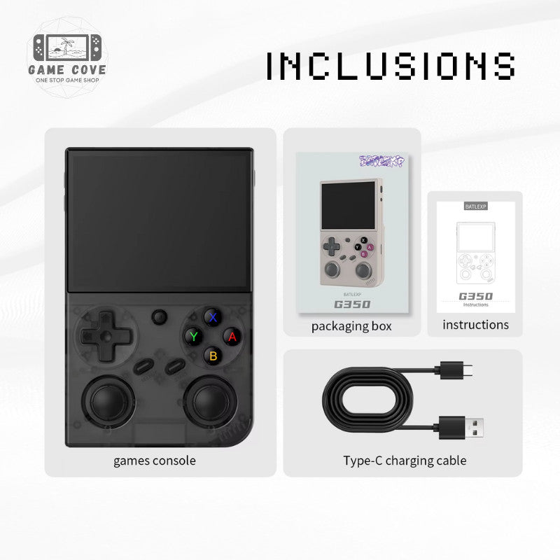 BATLEXP G350 3.5″ IPS Linux Retro Gaming Handheld Console