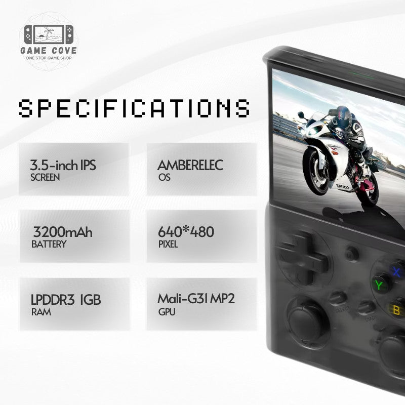BATLEXP G350 3.5″ IPS Linux Retro Gaming Handheld Console