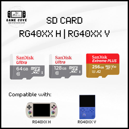 RG40XX H & RG40XX V SD CARD MODDED STOCK OS