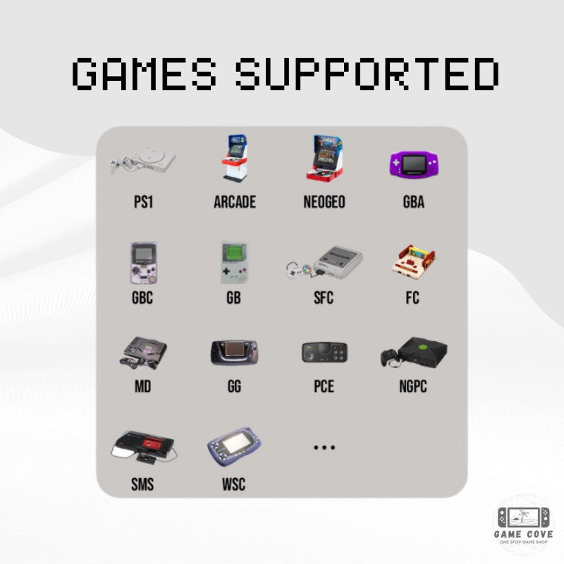 GameCove R46S Retro Handheld Video Game Console Linux System