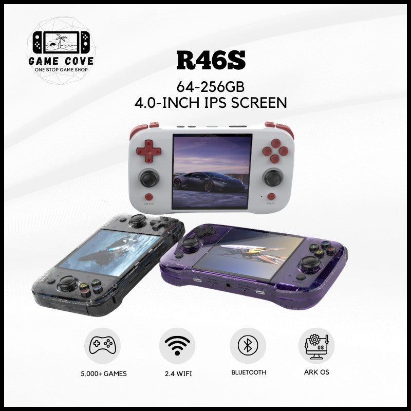 GameCove R46S Retro Handheld Video Game Console Linux System