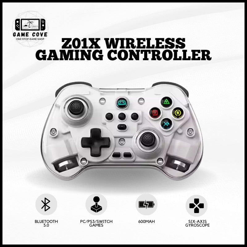 Z01X Wireless Gaming Controller for PC, Android, Switch & iOS