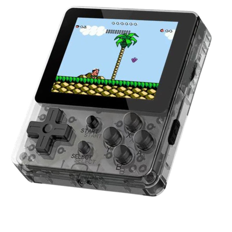 Mini 8-bit Retro Handheld || Transparent Violet and Transparent Black