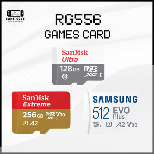 RG556 SD Card [GAMES ONLY]  || Plug and Play with Games