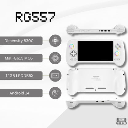 ANBERNIC RG557 Android Handheld Game Console Android 14 AMOLED Screen | GameCove PH