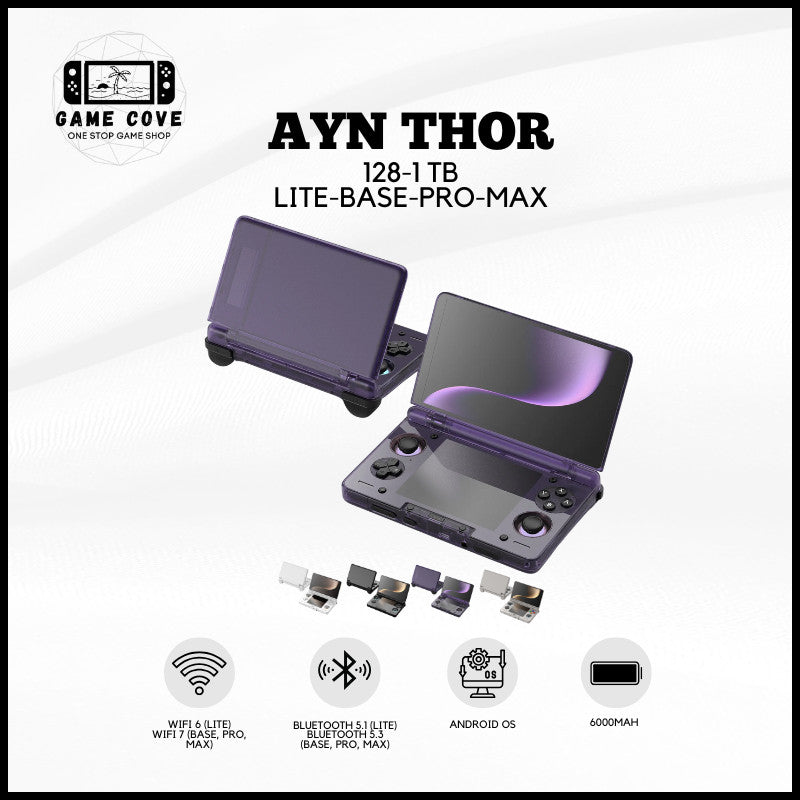 AYN Thor 6″ 120Hz Dual AMOLED Android Gaming Handheld