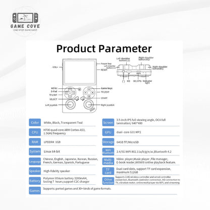 ANBERNIC RG35XX PRO 3.5 INCH IPS GAME CONSOLE | GAMECOVE PH