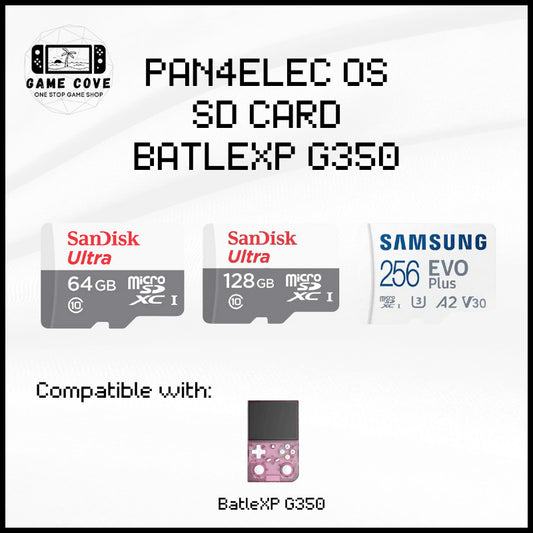 BATLEXP G350 PAN4ELEC OS SD Card || Plug and Play with Games and Themes