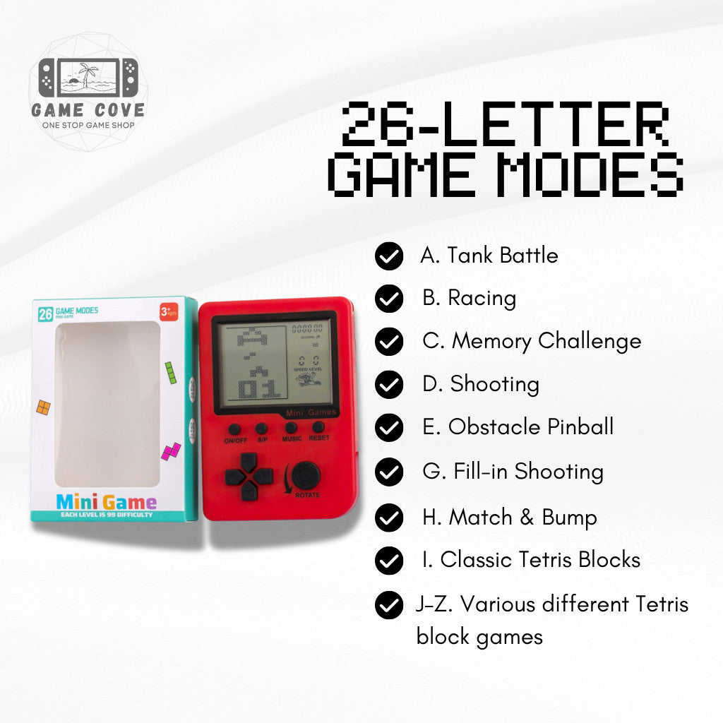 Handheld Brick Game Portable Game Console 3.5 Inch Screen | GameCove PH