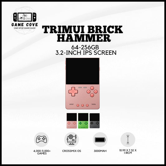 GameCove Trimui Brick Hammer 3.2-inch Retro Handheld Game Console