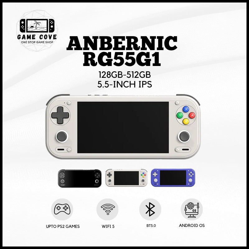 ANBERNIC RG55G1 Android 14 Handheld Gaming Console 5.5-Inch FHD IPS