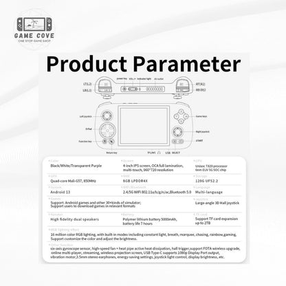 ANBERNIC RG406H Android Handheld Game Console | GameCove PH
