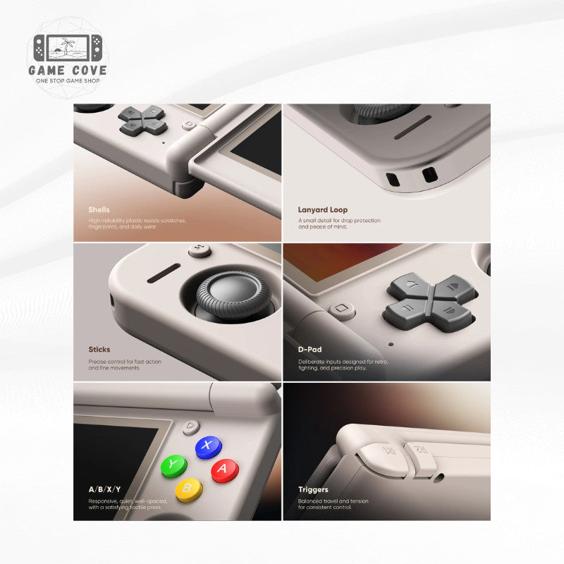 Retroid Pocket Duo Lite 5.5" Dual-Screen Android 15 Retro Gaming Console