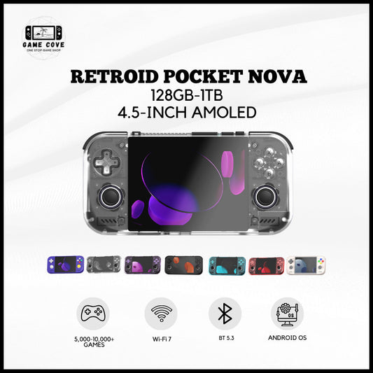 Retroid Pocket Nova Android 13 4.5 Inch AMOLED Gaming Console | GameCove PH