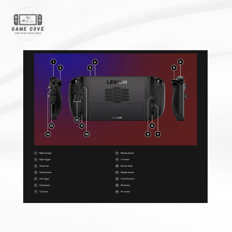 Lenovo Legion Go Z2 Extreme Gaming Console 8.8" FHD+ OLED 144Hz AMD Ryzen Z2 Extreme | GameCove PH