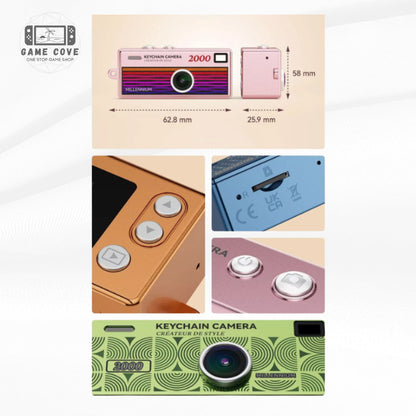 G6 Pro Millennium Edition Thumb Mini Camera 1080P HD Retro Keychain Camera