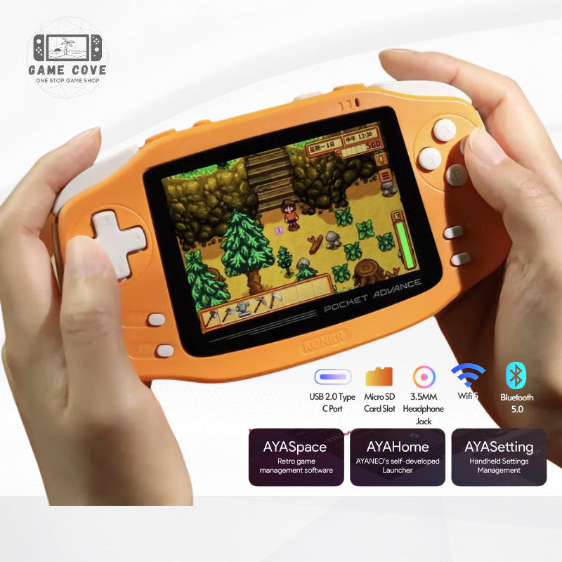 AYANEO KONKR Pocket Advance 3.5-Inch Android 12 Retro Gaming Handheld