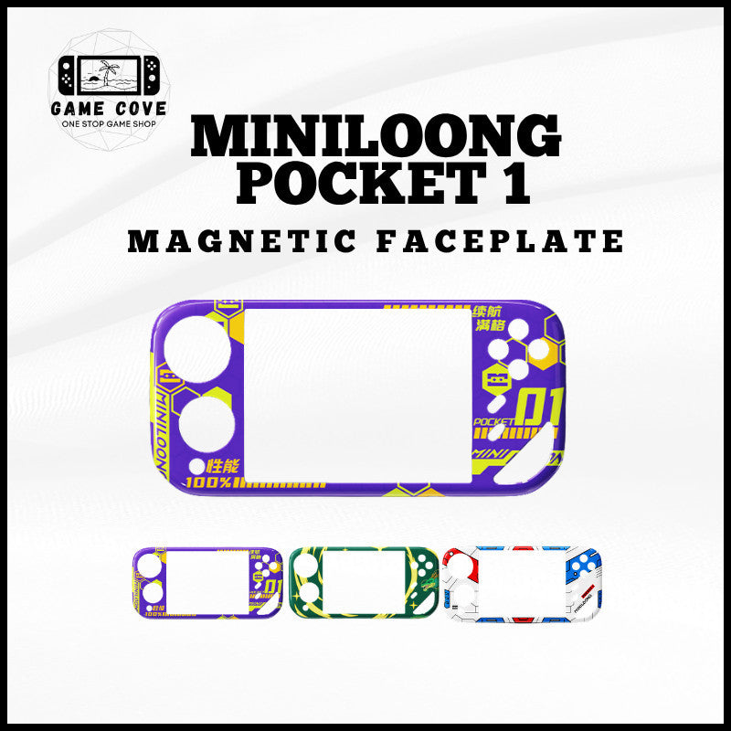 Miniloong Pocket 1 Faceplate Front Faceplate Custom Artwork | GameCove PH