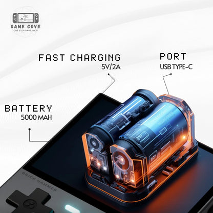 GameCove Trimui Brick Pro 3.95-Inch Retro Handheld Game Console