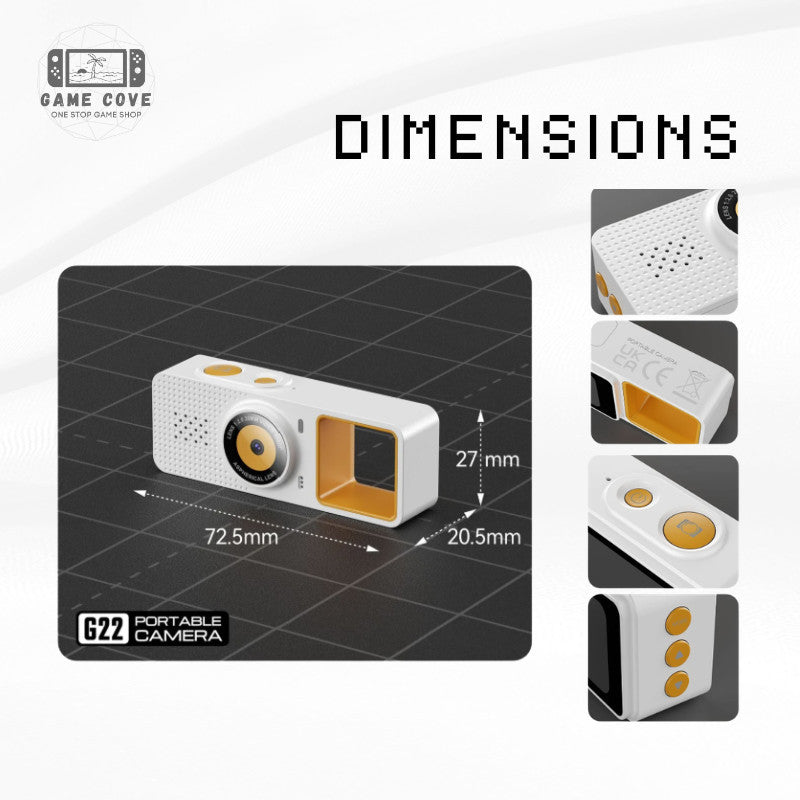 G22 Mini Camera 1080P Pocket Size Thumb Camera | GameCove PH