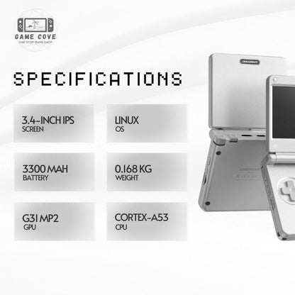 Anbernic RG SP Flip Up Game Console 3.4 Inches | GameCove PH