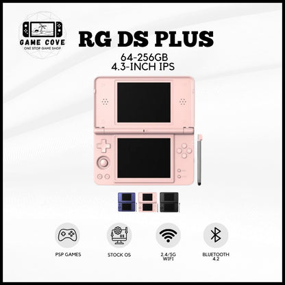 ANBERNIC RG DS Plus 4.3-Inch Dual-Screen IPS Retro Gaming Console