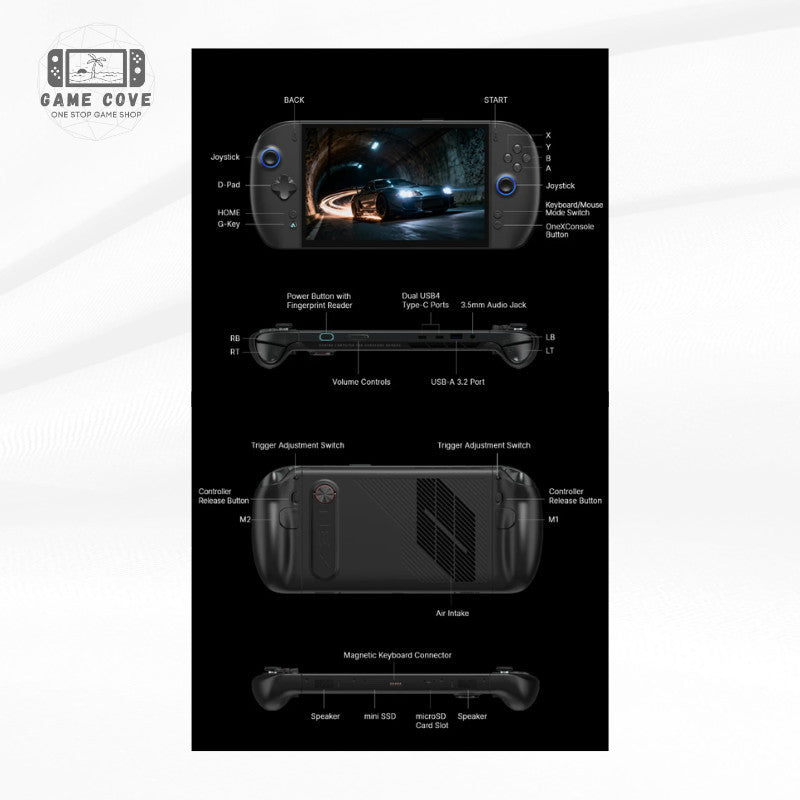 ONEXPLAYER 3 Intel Arc G3 Extreme 8.8-Inch AMOLED 144Hz 3-in-1 Gaming PC