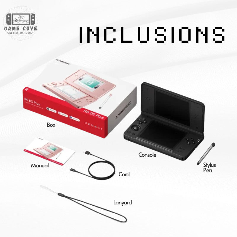 ANBERNIC RG DS Plus 4.3-Inch Dual-Screen IPS Retro Gaming Console