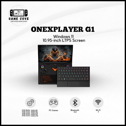Onexplayer G1 AMD Ryzen™ AI 9 HX 370/8840U Gaming Console Versatile Laptop | GameCove PH