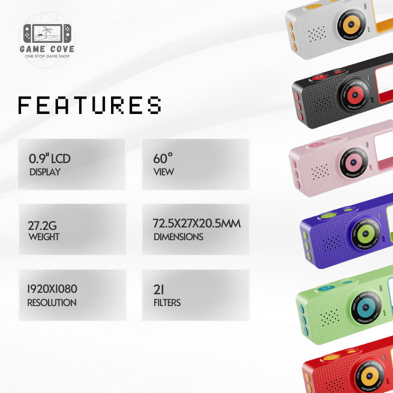 G22 Mini Camera 1080P Pocket Size Thumb Camera | GameCove PH